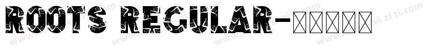 Roots Regular字体转换